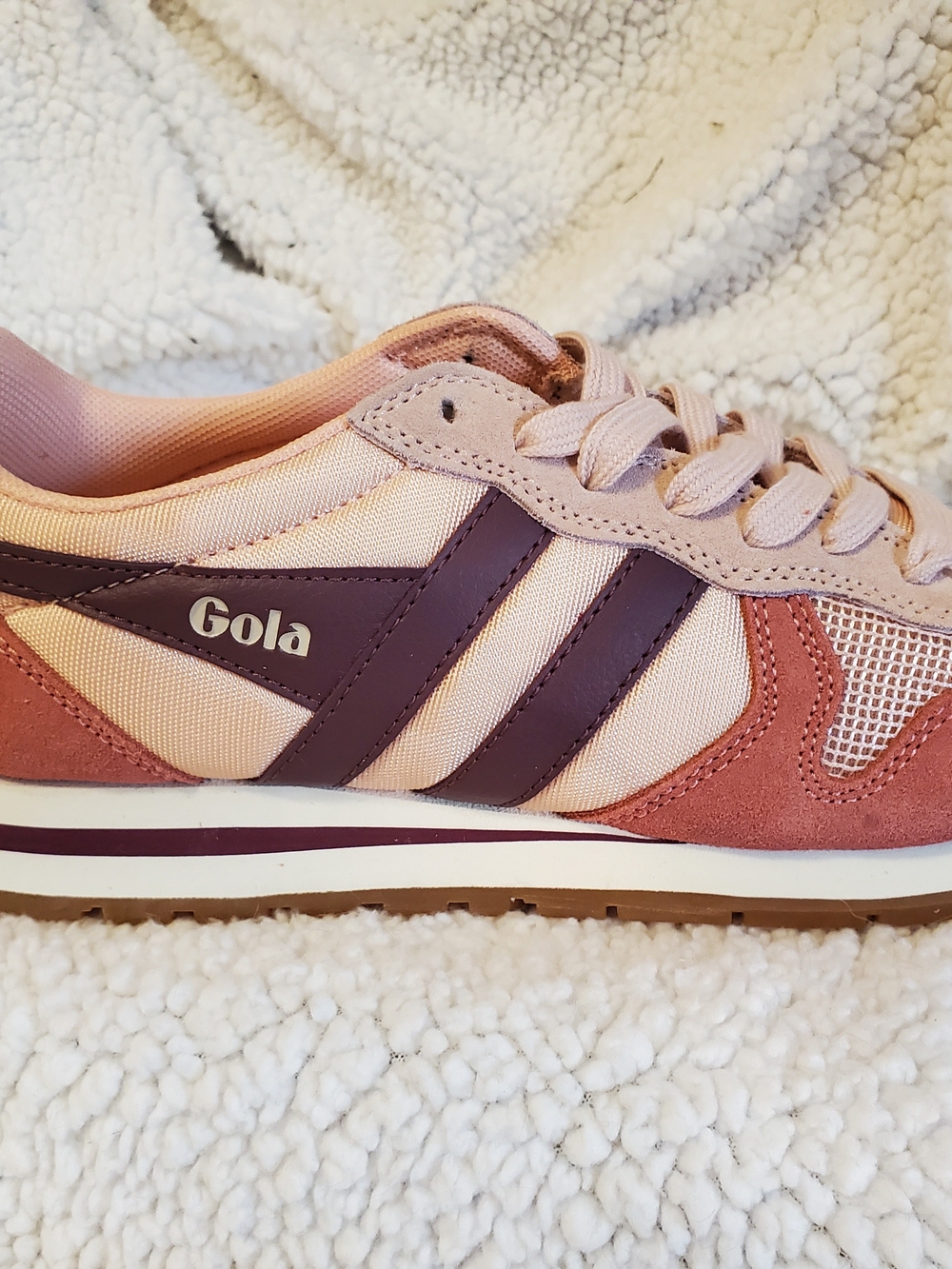 Gola Women's Pink & Plum Runner Sneaker